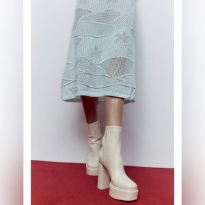 ✨SALE✨ZARA PLATFORM ANKLE BOOTS ✨SALE✨